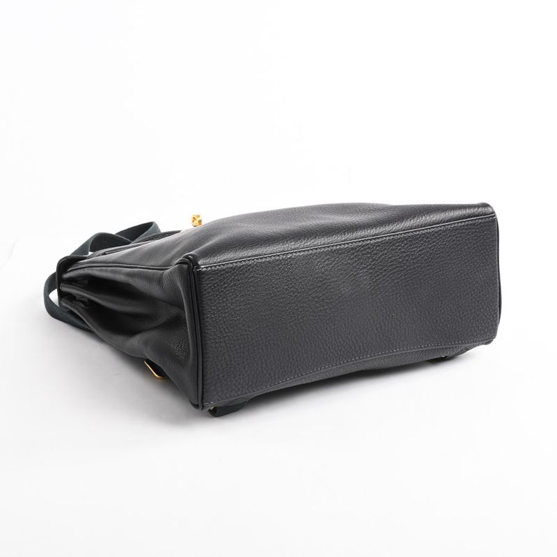 Hermes Backpack Kelly a Dos GM Blue Indigo