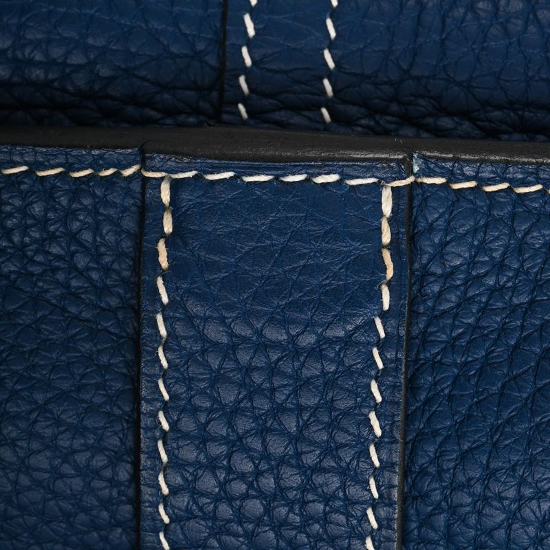 Hermes Shoulder Bag Halzan 31 Deep Blue