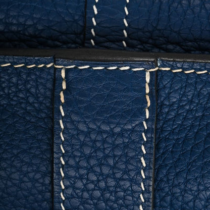Hermes Shoulder Bag Halzan 31 Deep Blue