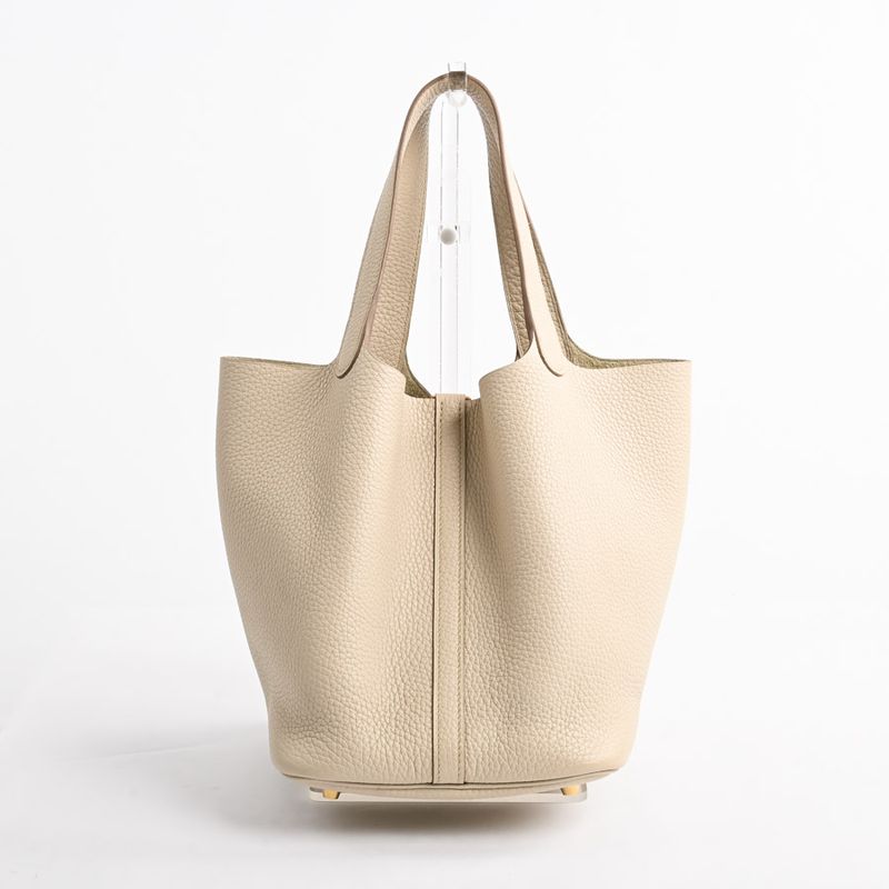 Hermes Handbag Picotin Lock MM Beton