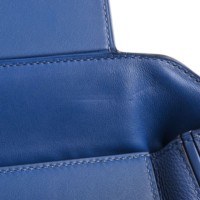 Hermes Shoulder Bag Van Quatre Blue Agate