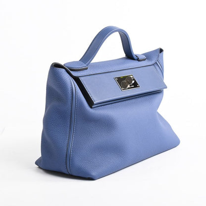 Hermes Shoulder Bag Van Quatre Blue Agate