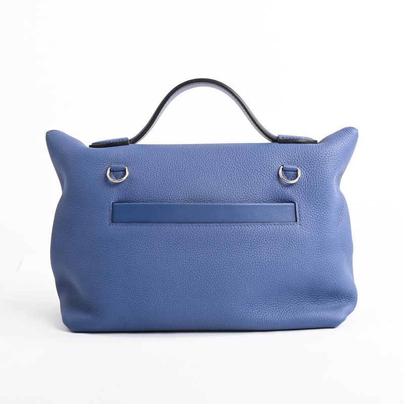 Hermes Shoulder Bag Van Quatre Blue Agate