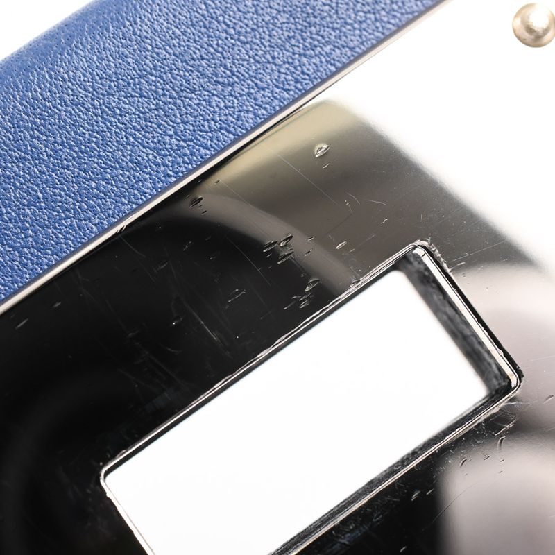 Hermes Shoulder Bag Van Quatre Blue Agate