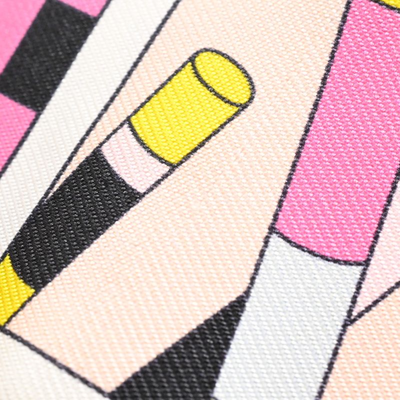 Hermes Scarf Twilly Silk Black Pink