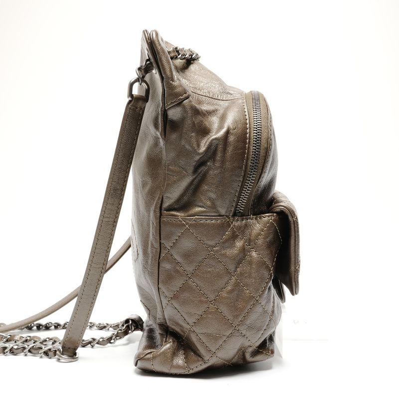 Chanel Backpack Lambskin Quilted Sac