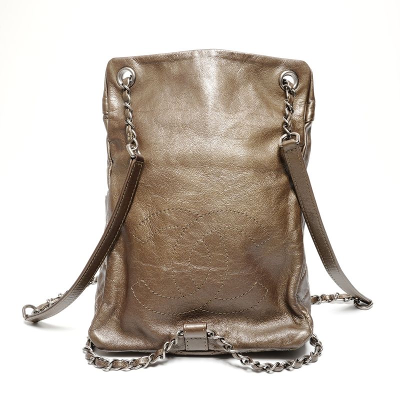 Chanel Backpack Lambskin Quilted Sac