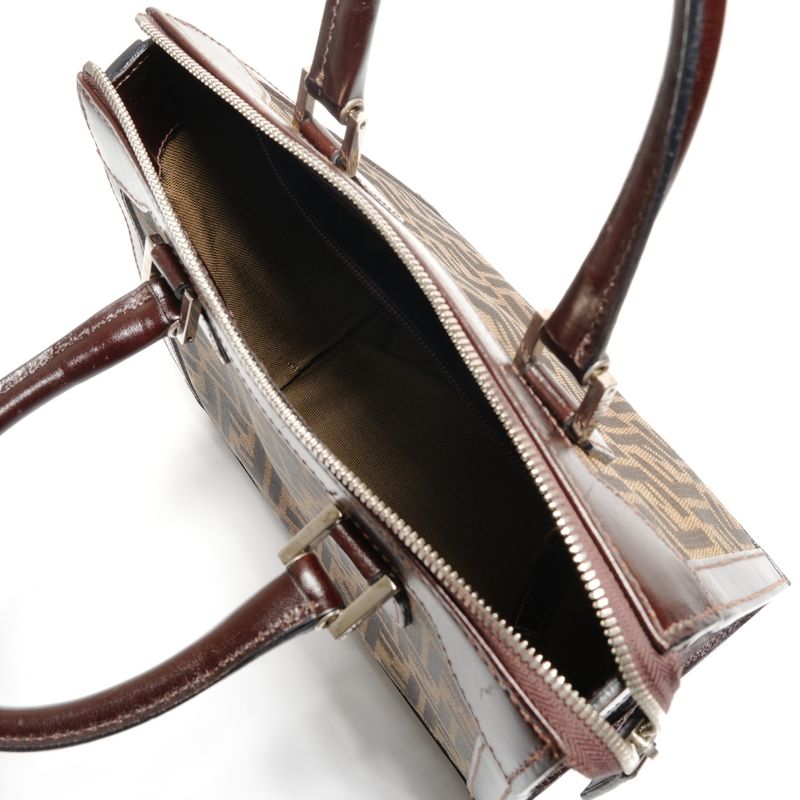Fendi Handbag Zucca Canvas