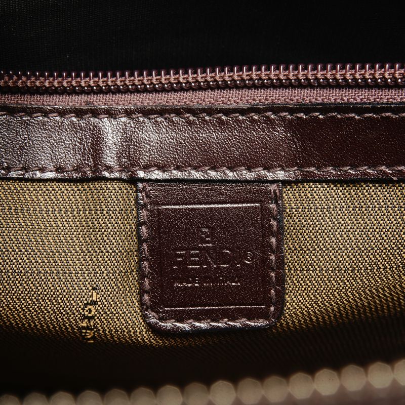 Fendi Handbag Zucca Canvas