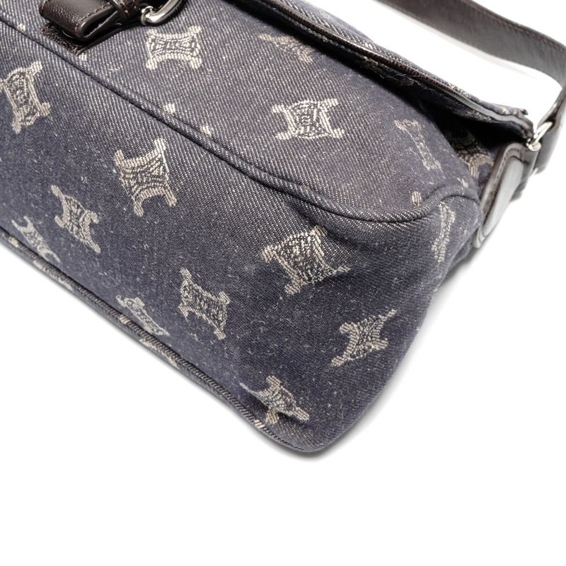 Celine Shoulder Bag Macadam Denim