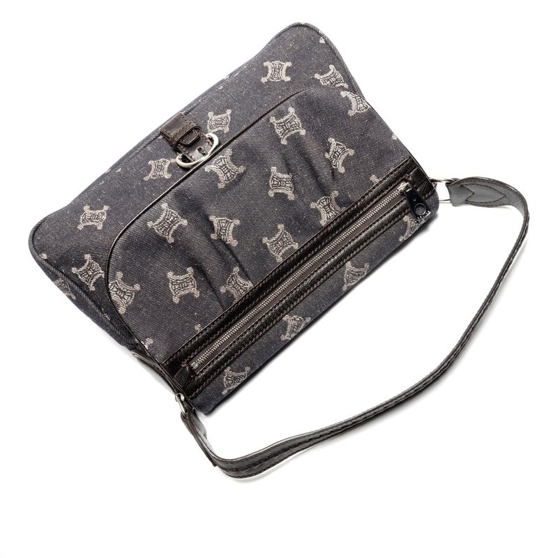 Celine Shoulder Bag Macadam Denim