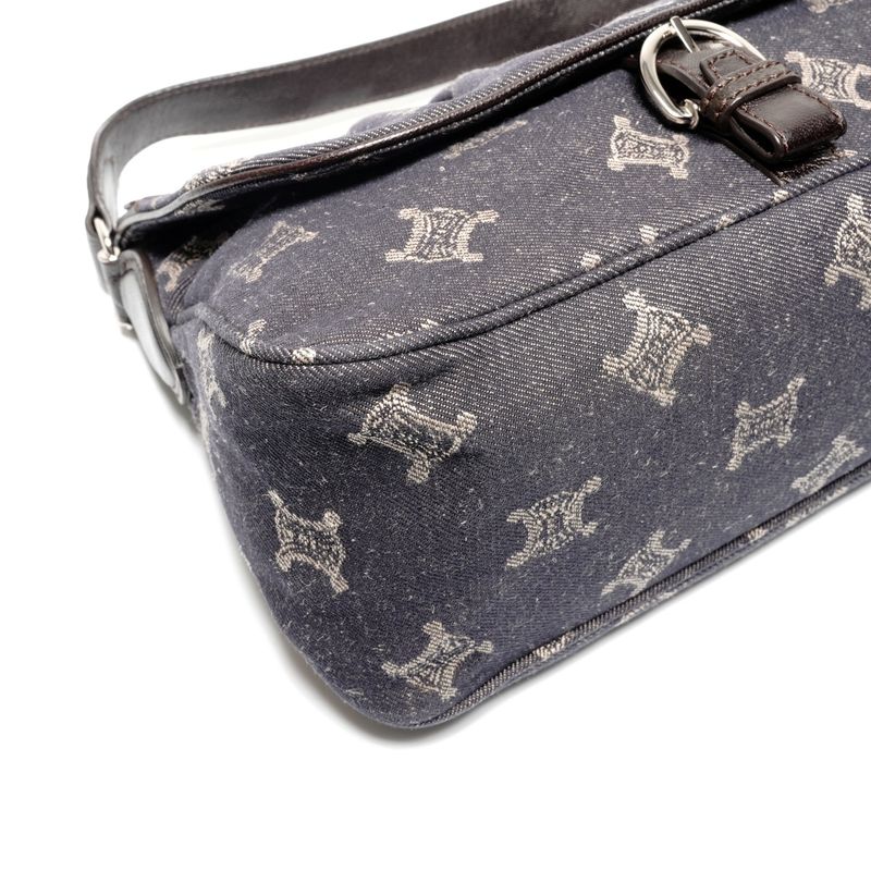 Celine Shoulder Bag Macadam Denim