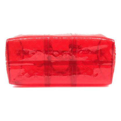 Louis Vuitton Keepall Bandouliere 50 Monogram Boston Bag Red