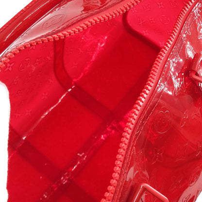Louis Vuitton Keepall Bandouliere 50 Monogram Boston Bag Red