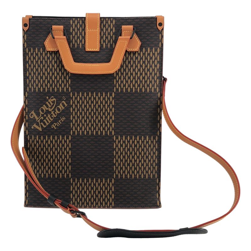Louis Vuitton LV Square de Damier Giant Mini Tote Brown