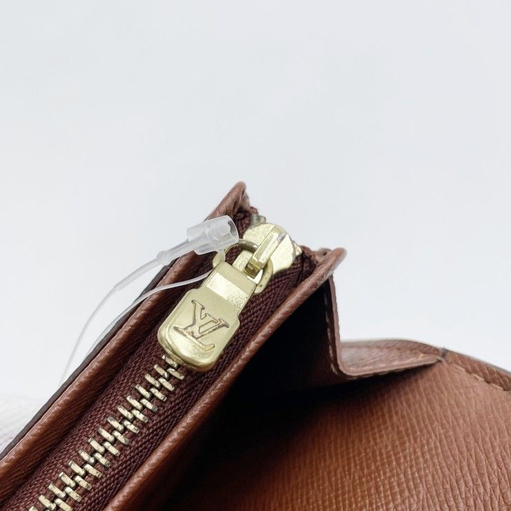 Louis Vuitton Wallet Monogram Porte Monnaie Billets Tresor Brown
