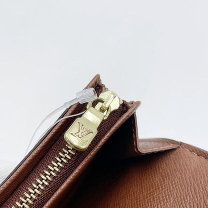 Louis Vuitton Wallet Monogram Porte Monnaie Billets Tresor Brown