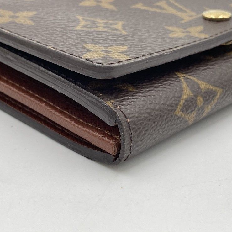Louis Vuitton Wallet Monogram Porte Monnaie Billets Tresor Brown