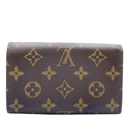 Louis Vuitton Wallet Monogram Porte Monnaie Billets Tresor Brown