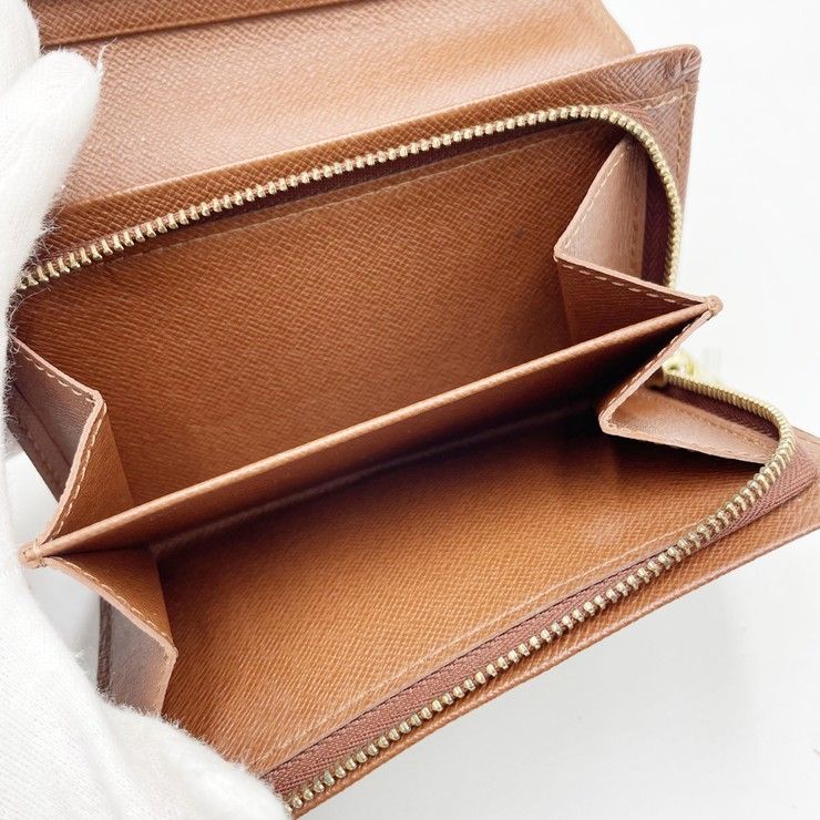 Louis Vuitton Wallet Monogram Porte Monnaie Billets Tresor Brown