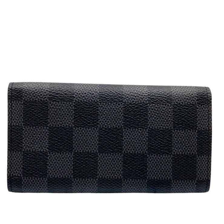 Louis Vuitton Key Case Graphite Porte Cles Voiture Black Damier Key Holder