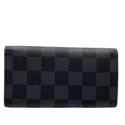 Louis Vuitton Key Case Graphite Porte Cles Voiture Black Damier Key Holder