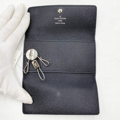Louis Vuitton Key Case Graphite Porte Cles Voiture Black Damier Key Holder