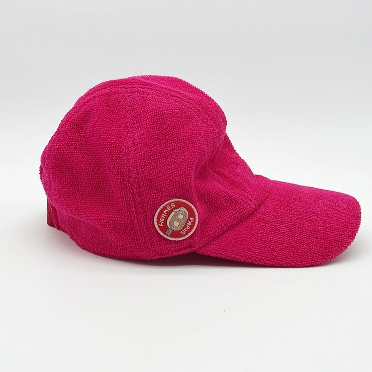 Hermes Cap Pink Cotton