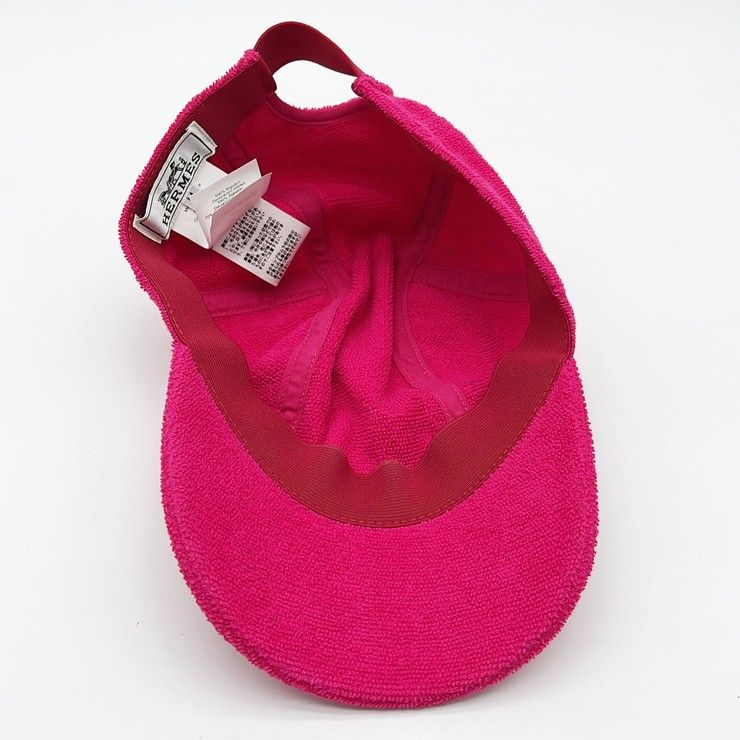 Hermes Cap Pink Cotton