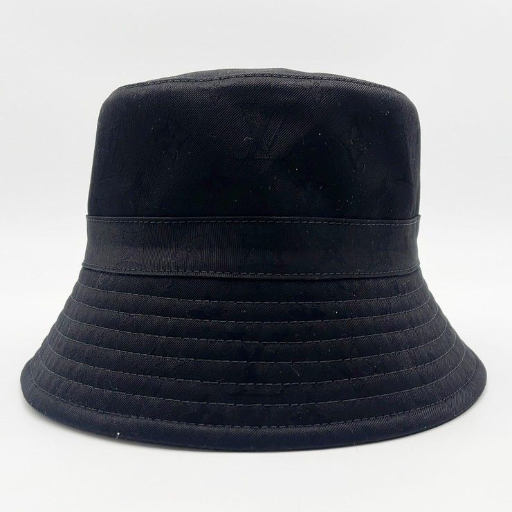 Louis Vuitton Hat Bucket Hat LV Mine Black Cotton Monogram