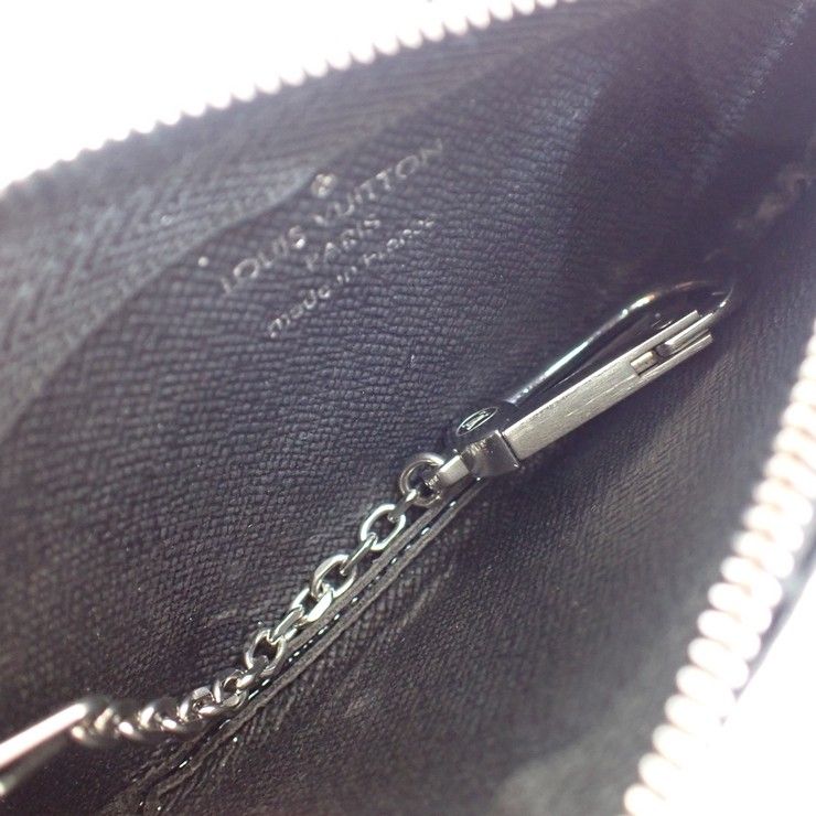 Louis Vuitton Coin Case Damier Graphite Pochette Cles Black Gray