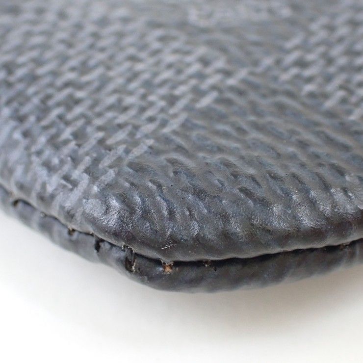 Louis Vuitton Coin Case Damier Graphite Pochette Cles Black Gray