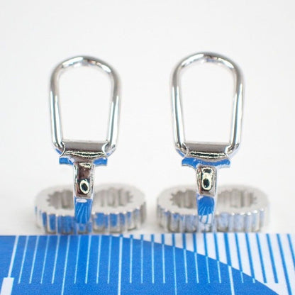 Dior Earrings Clair de Lune Silver Metal