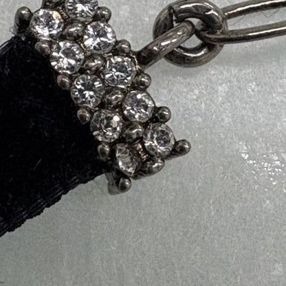 Dior Necklace J'adior Choker Silver Black Metal Velvet