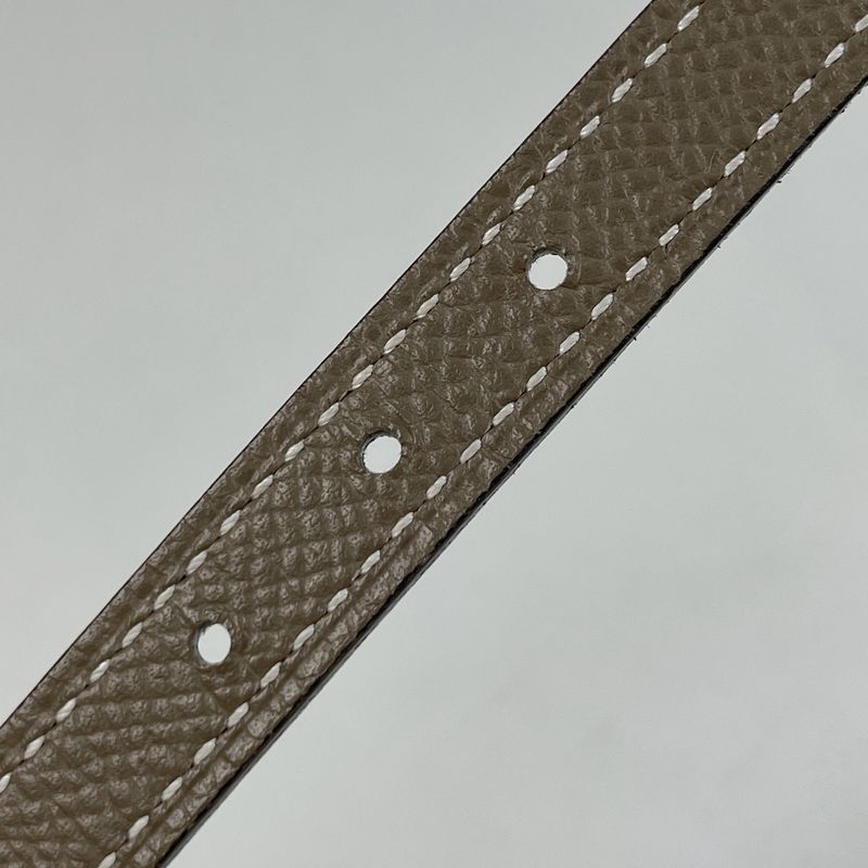Hermes Collier de Chien Reversible Belt Leather Black