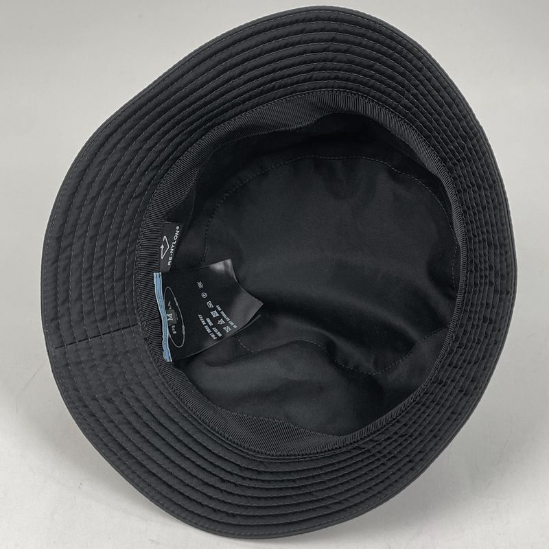 Prada Bucket Hat Re-Nylon Hat Nero