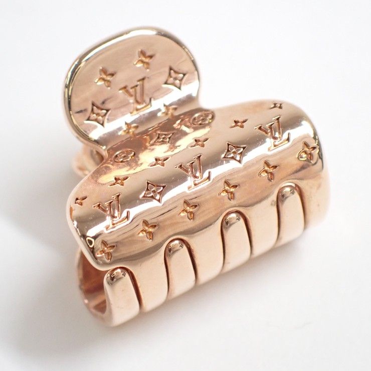 Louis Vuitton Hair Clip Accessoire Nanogram PM Gold Rose X Rose