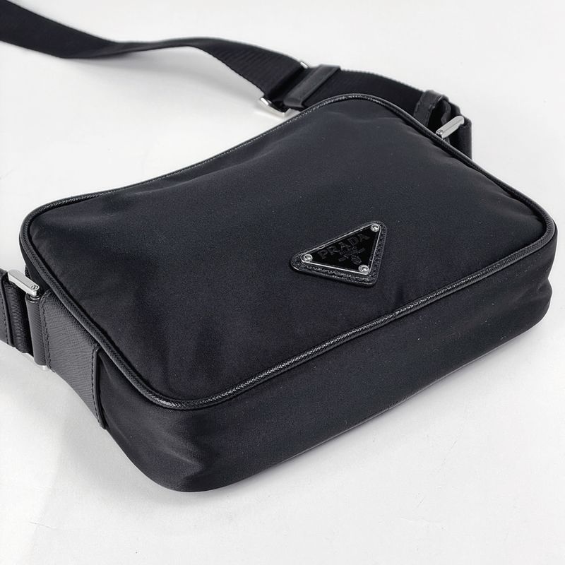Prada Shoulder Bag Crossbody Nylon Nero
