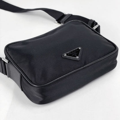 Prada Shoulder Bag Crossbody Nylon Nero