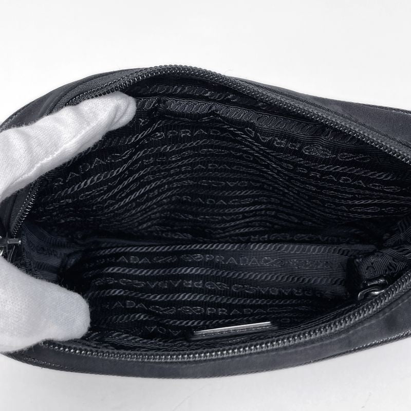 Prada Shoulder Bag Crossbody Nylon Nero