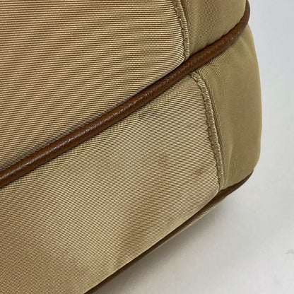 Prada Shoulder Bag 2-Way Second Nylon Beige Brown