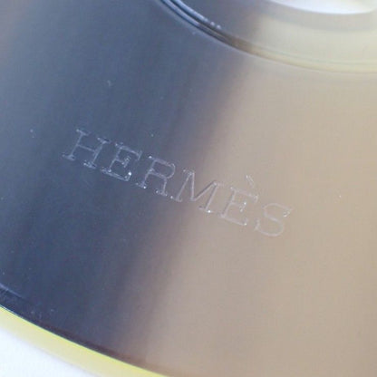Hermes Necklace Lift GM Jaune Brown Buffalo Horn Jaune