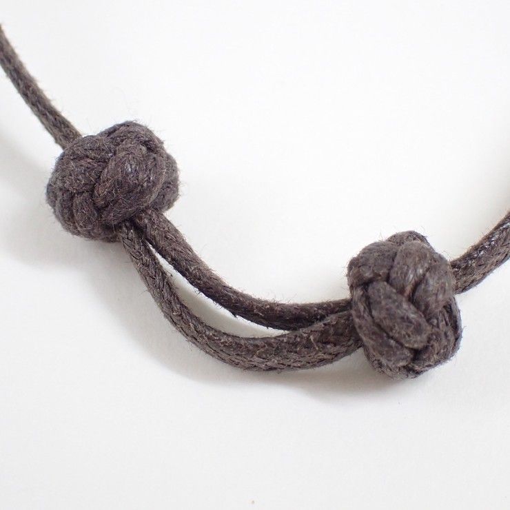 Hermes Necklace Lift GM Jaune Brown Buffalo Horn Jaune