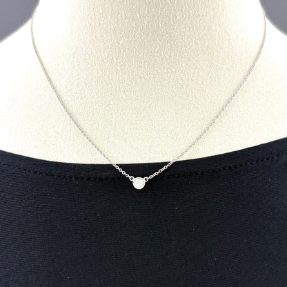 Tiffany & Co by the Yard Necklace Platinum Pendant