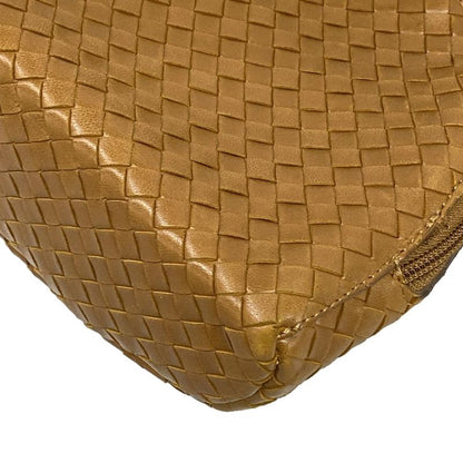 Bottega Veneta Shoulder Bag Intrecciato Brown Leather