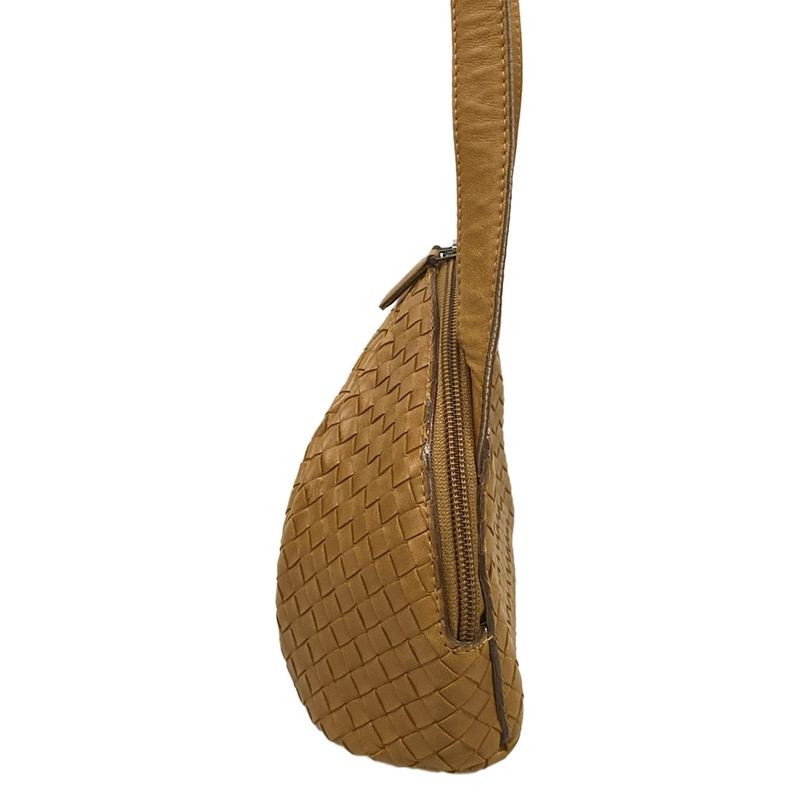Bottega Veneta Shoulder Bag Intrecciato Brown Leather