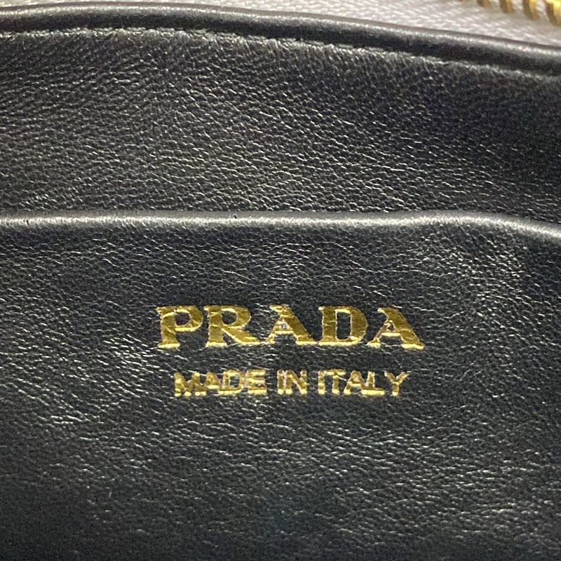 Prada Handbag Ake Purple Leather