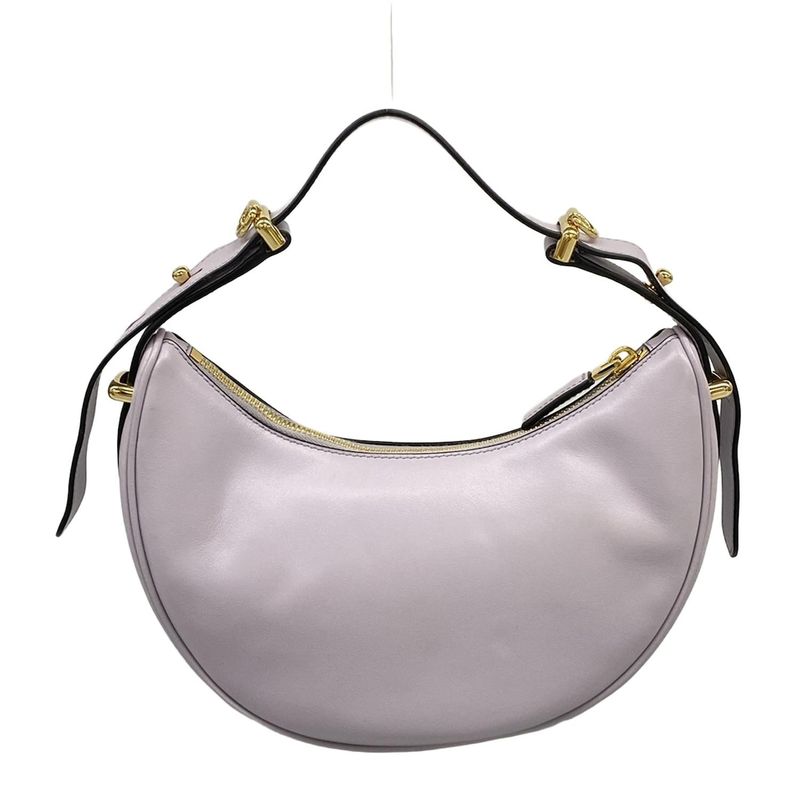 Prada Handbag Ake Purple Leather