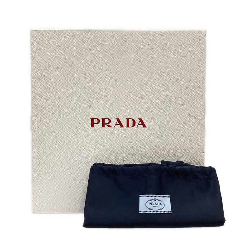 Prada Handbag Ake Purple Leather