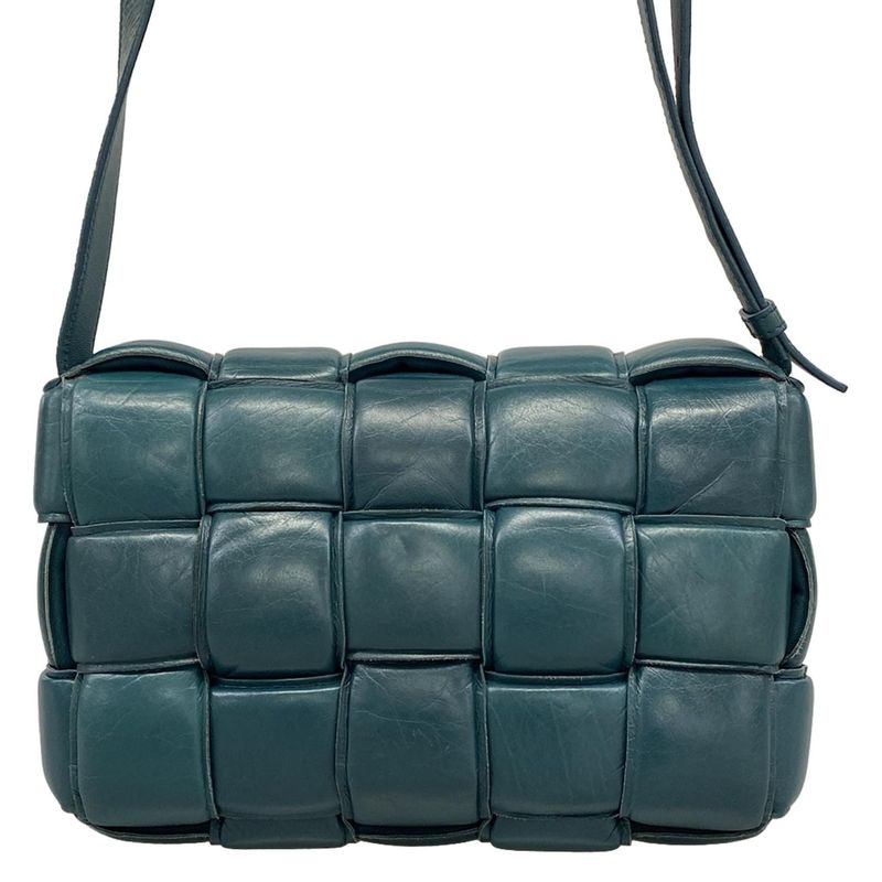 Bottega Veneta Shoulder Bag Padded Cassette Mallard Lambskin Malad